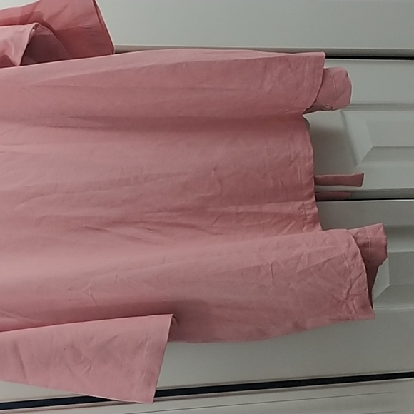 American Rhino Short Cotton Peach Robe Made in Kenya sz S - Picture 6 of 10